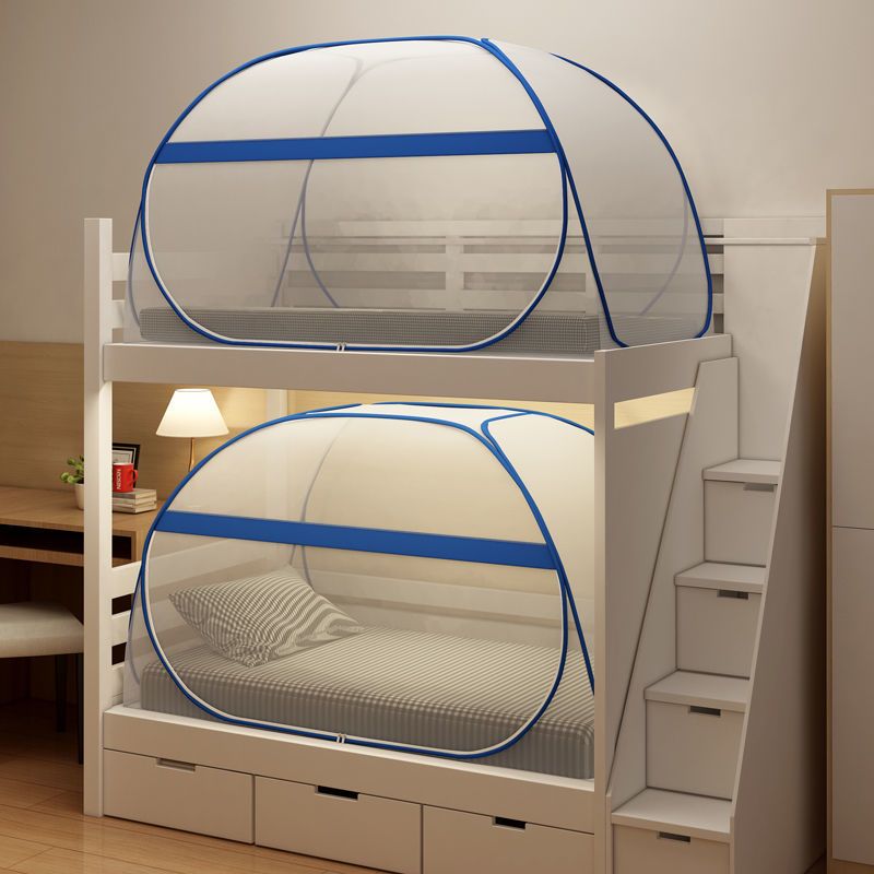 Kids Outdoor Daybed - Bunk Bed Mosquito Net Three-Door Children