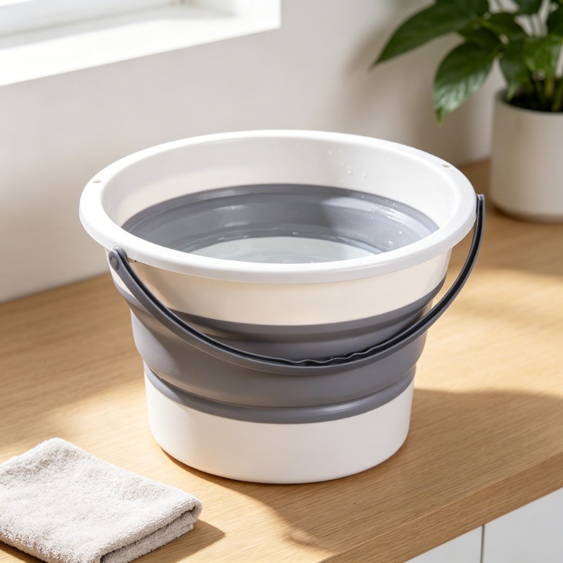 Outdoor Kid Friendly - Collapsible Water Bucket Portable Foldable Pail