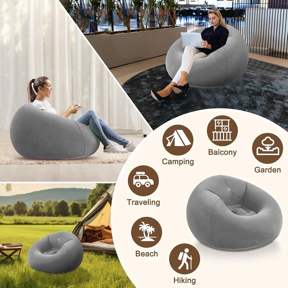 Inflatable Bean Bag Chairs, Gr - огляд і ціна Kids Outdoor Loungers