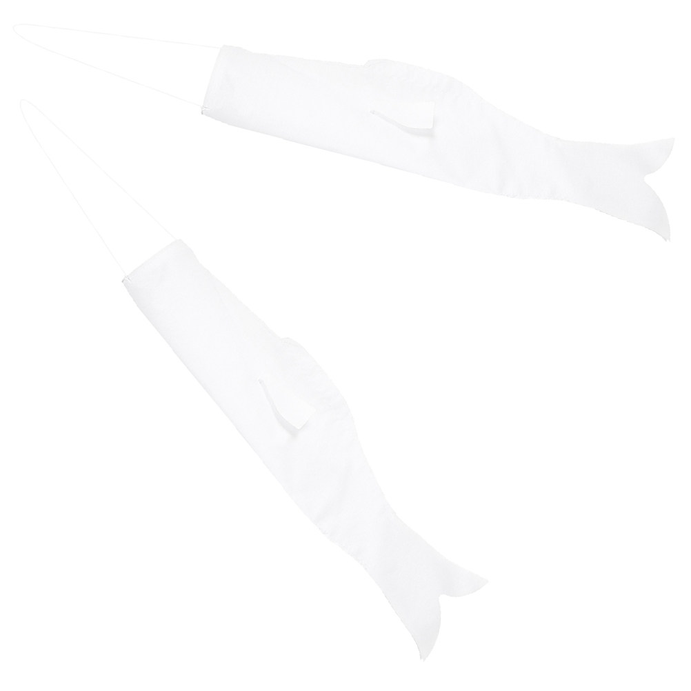 2Pcs Blank Cloth Carp Windsock - огляд і ціна Kids Outdoor Decor