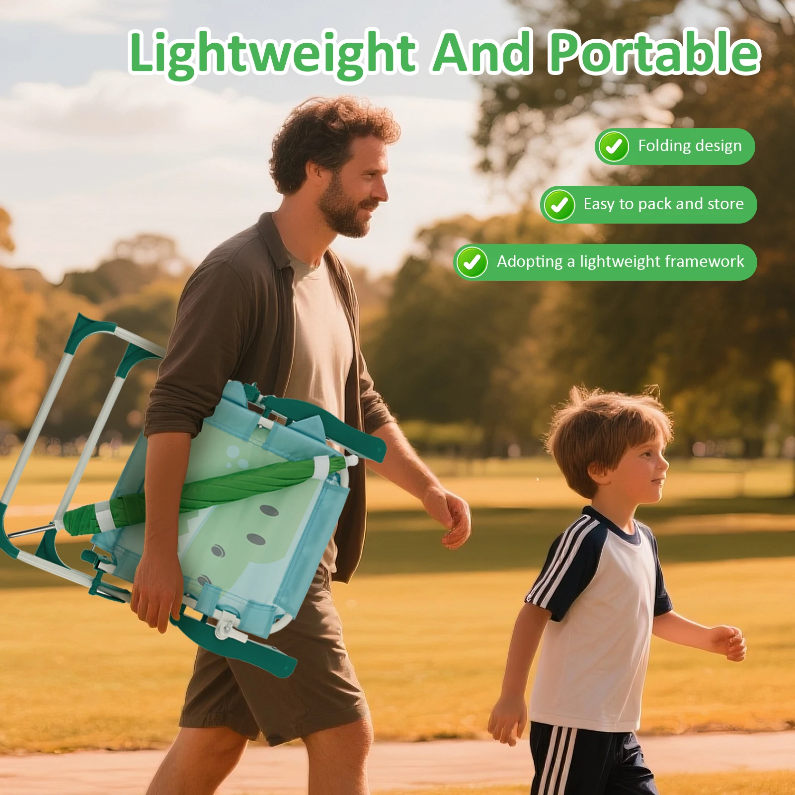 Kids Folding Beach Chair With  - огляд і ціна Kids Outdoor Loungers