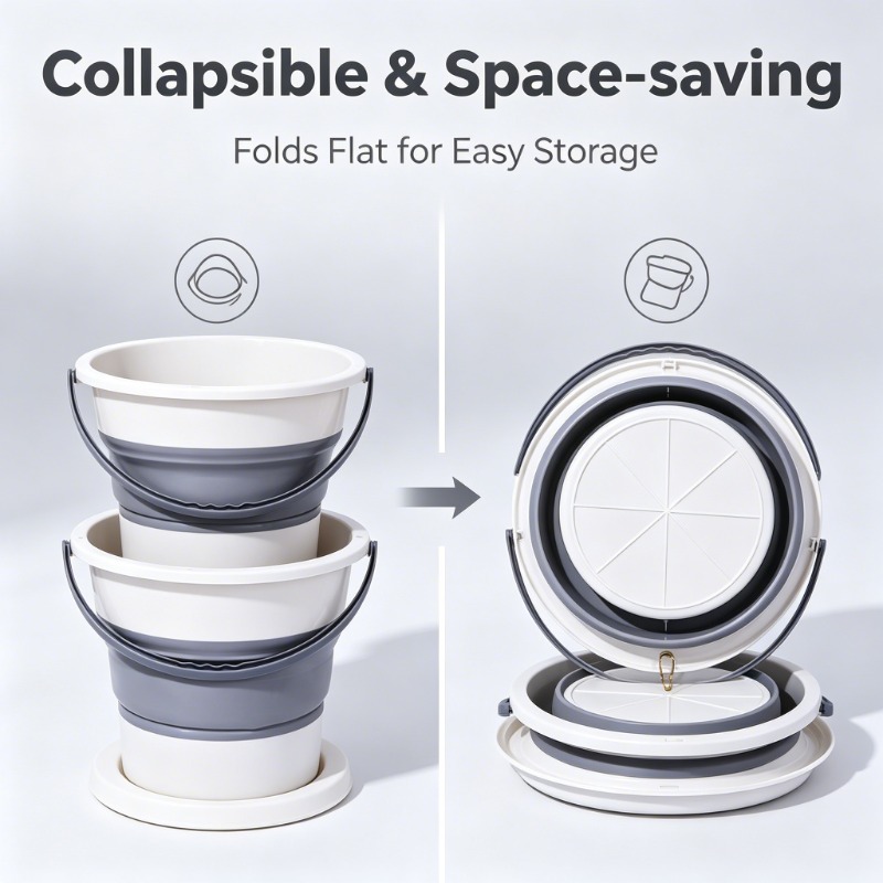 Collapsible Water Bucket Porta - огляд і ціна Outdoor Kid Friendly