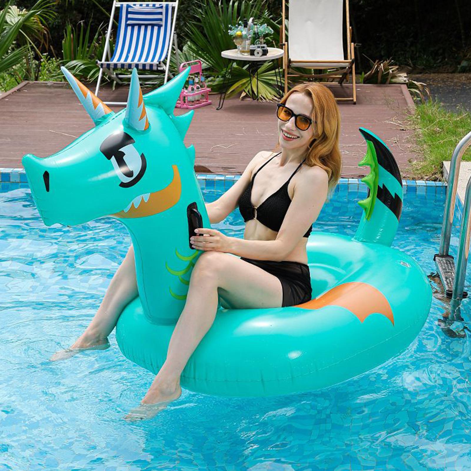 Pool Floats Adult Dragon Infla - огляд і ціна Kids Outdoor Loungers