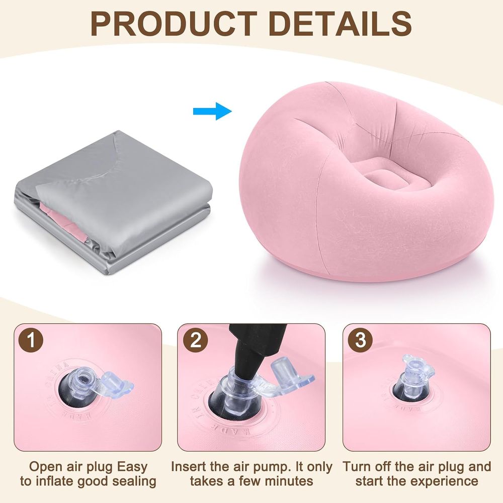 Inflatable Bean Bag Chairs, Pi - огляд і ціна Kids Outdoor Loungers