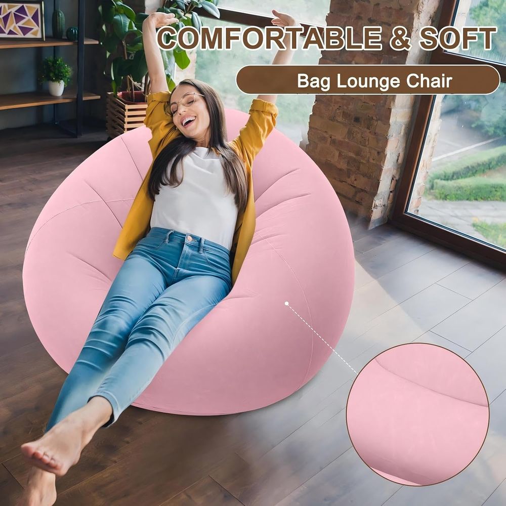 Inflatable Bean Bag Chairs, Pi - огляд і ціна Kids Outdoor Loungers