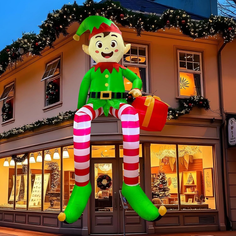 8FT Christmas Inflatables Sitt - огляд і ціна Kids Outdoor Decor