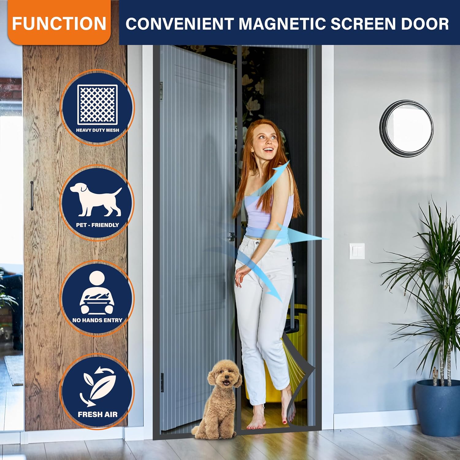 Magnetic Screen Door，Screen Do - огляд і ціна Outdoor Kid Friendly
