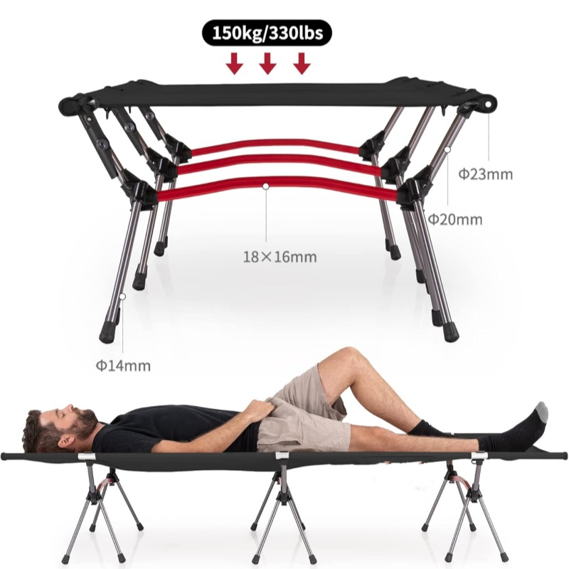 Outdoor Camping Folding Bed Po - огляд і ціна Kids Outdoor Daybed