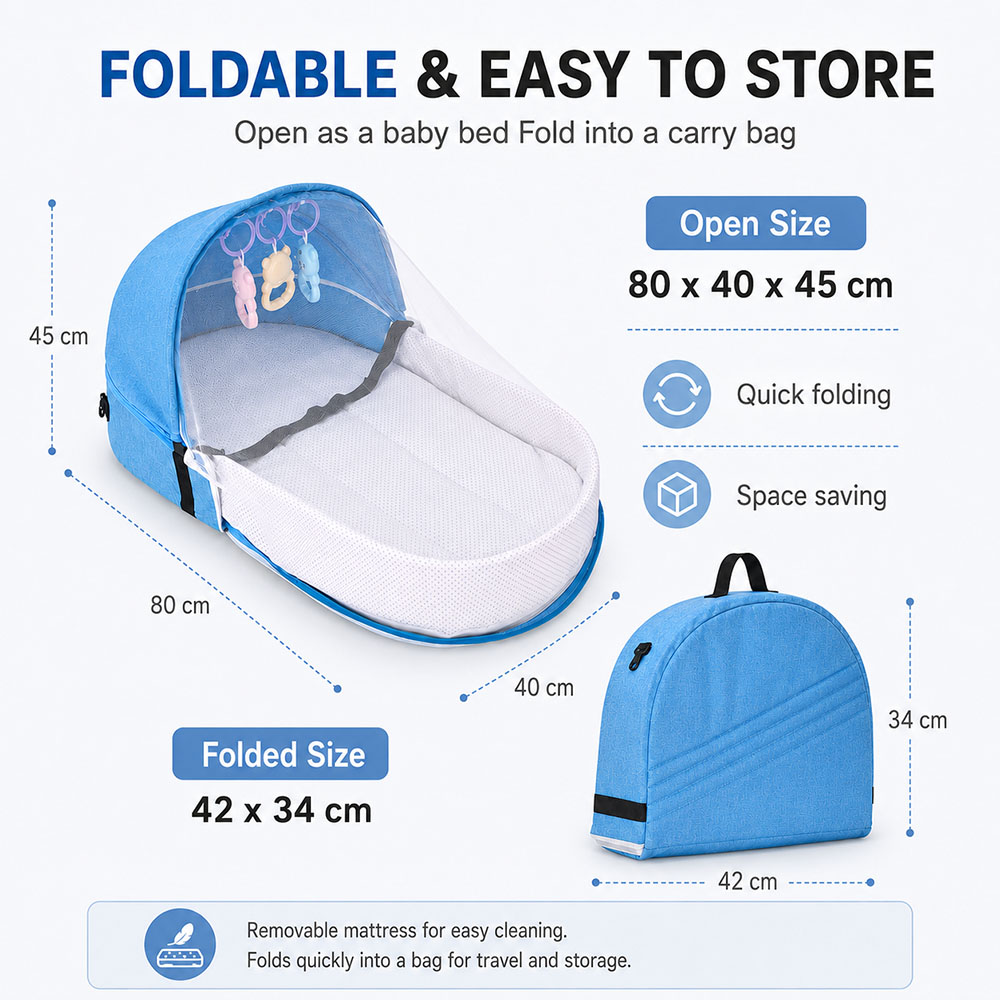 Bionic Enclosed Portable Baby  - огляд і ціна Kids Outdoor Daybed