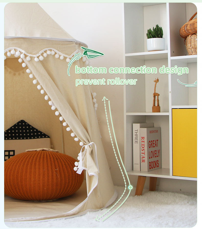 Children Folding Toy Tent Larg - огляд і ціна Kids Outdoor Teepee