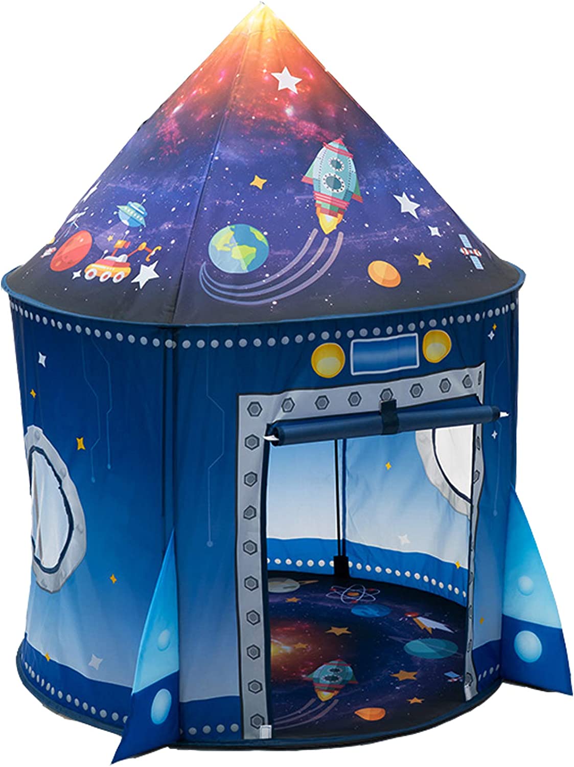 Rocket Ship Kids Tent Pop Up P - огляд і ціна Kids Outdoor Teepee