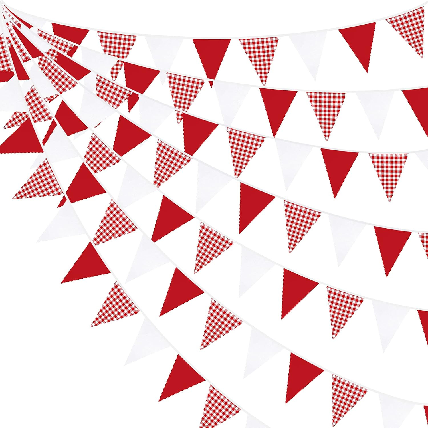 Red and White Banner Triangle  - огляд і ціна Kids Outdoor Garden Set
