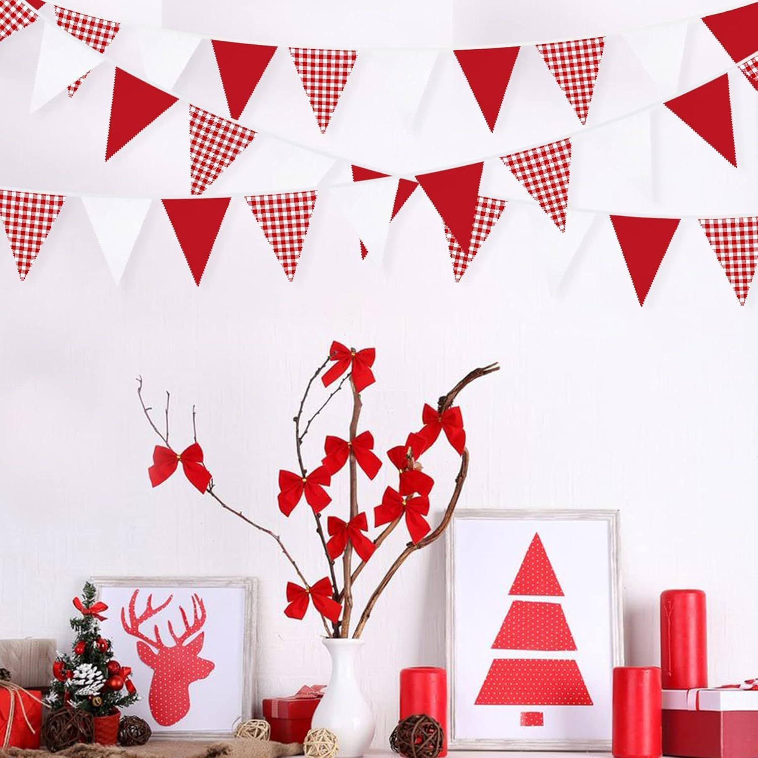 Red and White Banner Triangle  - огляд і ціна Kids Outdoor Garden Set