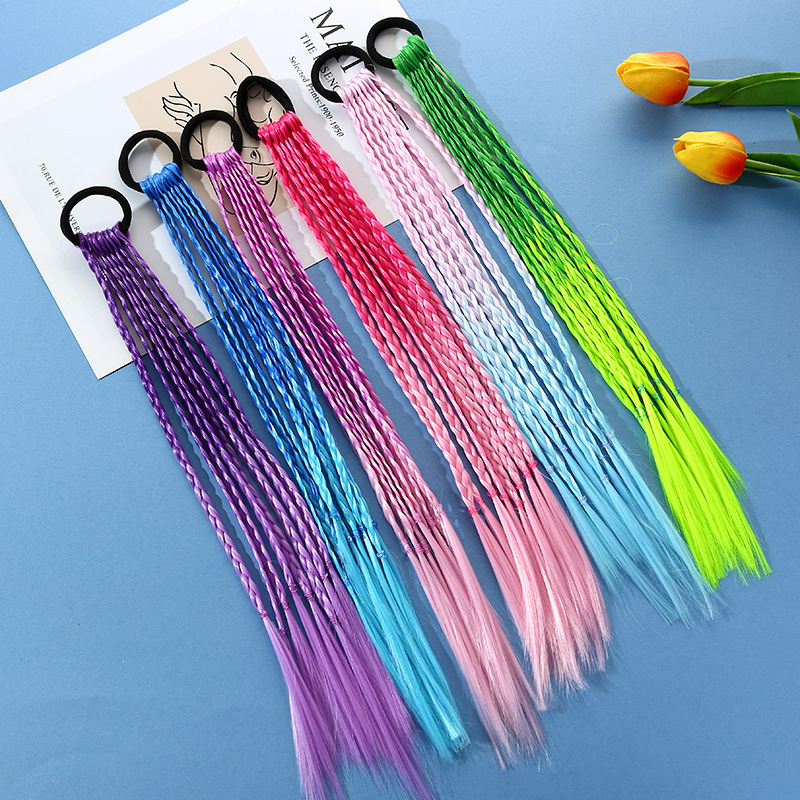 1 PCS New Girls Colorful Wigs  - огляд і ціна Kids Outdoor Decor